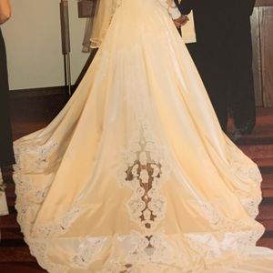 Hand beaded Wedding Dress